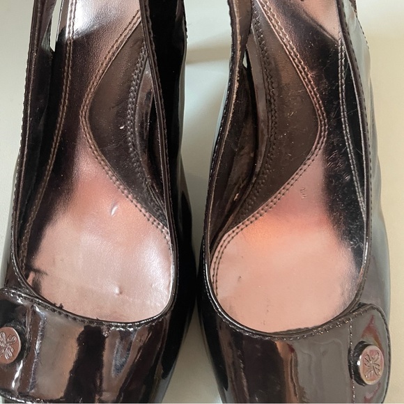 Simply Vera Vera Wang Plumosa Black Peep Toe Heels Women’s Size 8 Summer sandal - Picture 5 of 12